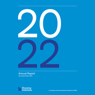 Housing Solutions Annual Report 2022 cover